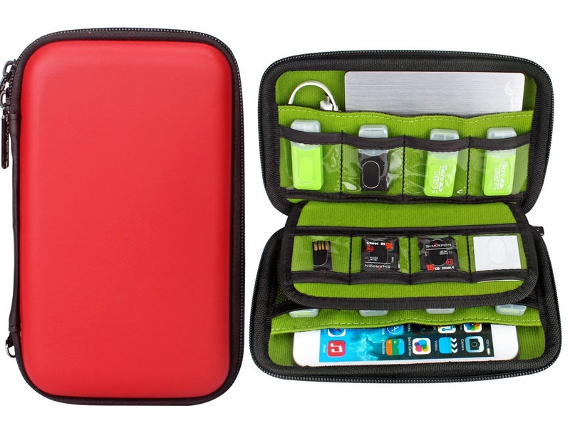 Aprince Digital Gadget Case Waterproof Memory Card Case, Designed for External Hard Drive,USB Flash Drives,Power Banks - Best for Traveling - Image 1